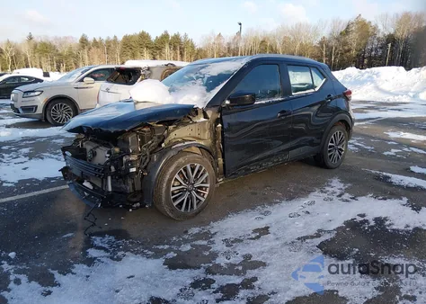 2021 Nissan Kicks Sv Xtronic Cvt from USA, damaged, VIN 3N1CP5CV1ML466206